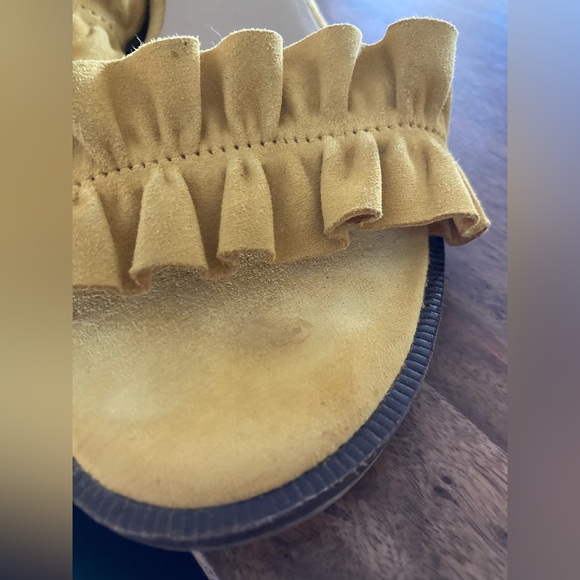 Seychelles sunny yellow suede sandals - Picture 6 of 6